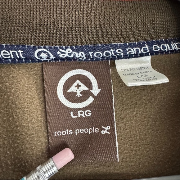 LRG Lifted Research Group Track Jacket Rasta Vintage Size Large - Picture 4 of 10